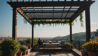toit pour pergola